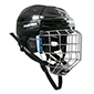 Bauer IMS 5.0 Helm Combo (inkl. Gitter) schwarz