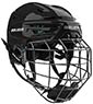 Bauer Re-Akt 55 Eishockey Helm Combo Senior schwarz