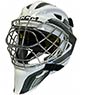 CCM AXIS F5 Eishockey Torwart Maske Junior Weiss-Schwarz