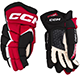 CCM Jetspeed FT680 Handschuhe Senior schwarz-rot-wei