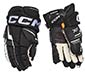 CCM Tacks XF Handschuhe Senior Schwarz-Weiss